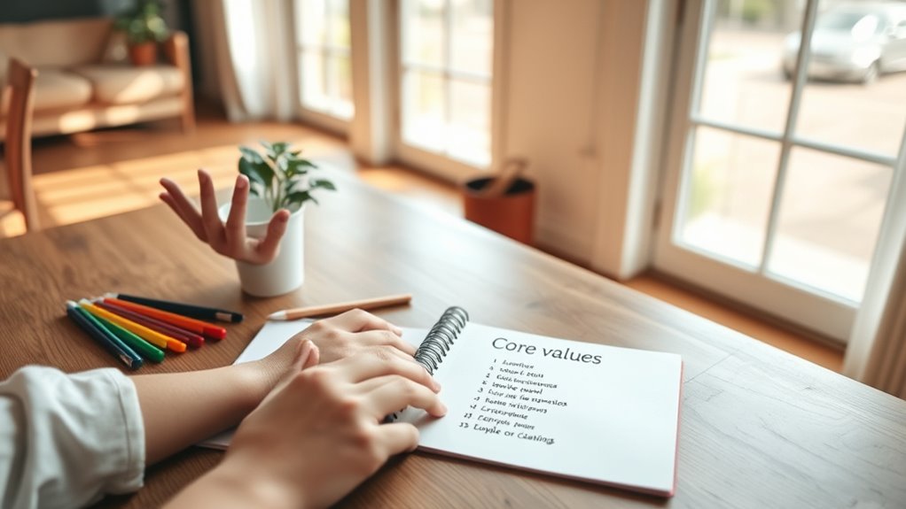 align actions with values