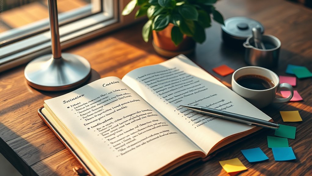 create a weekly personal guide