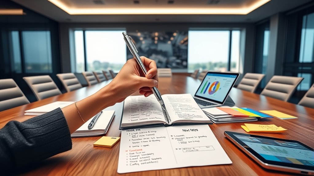 define goals and assign tasks