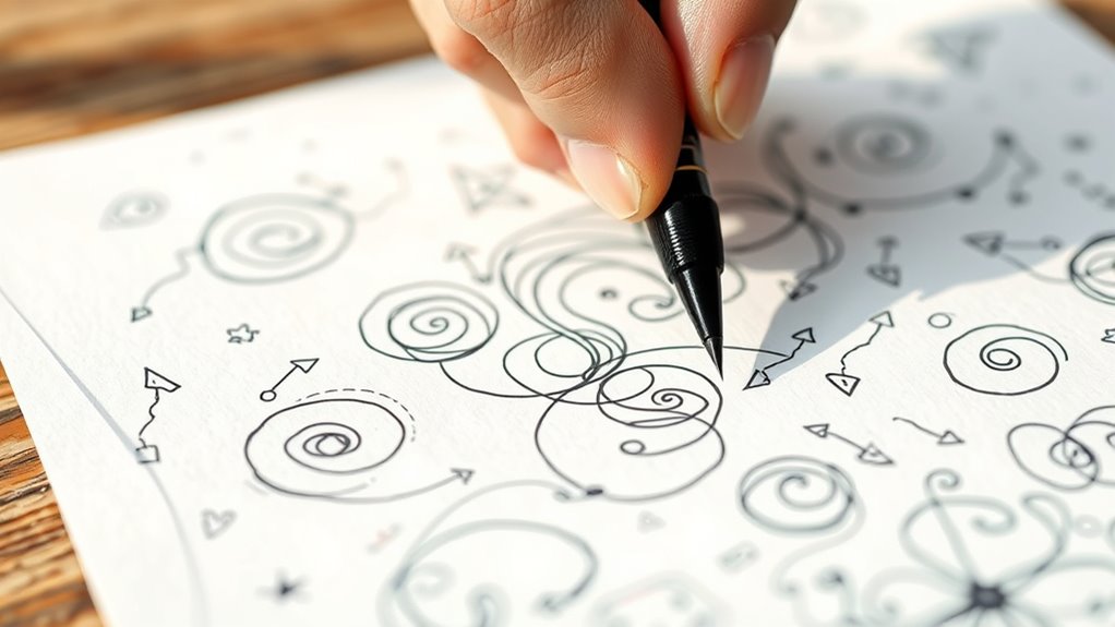 doodling to clarify thoughts