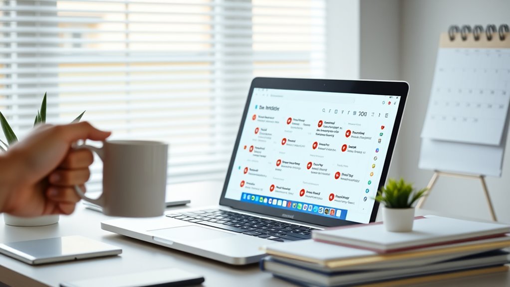 email cleanup and organization