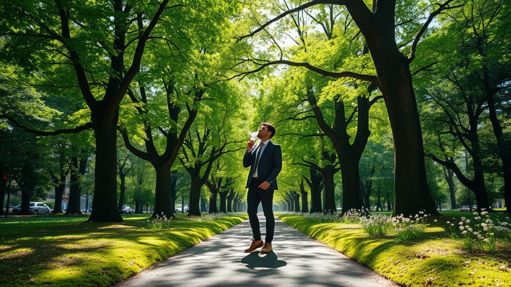 forest bathing boosts mood