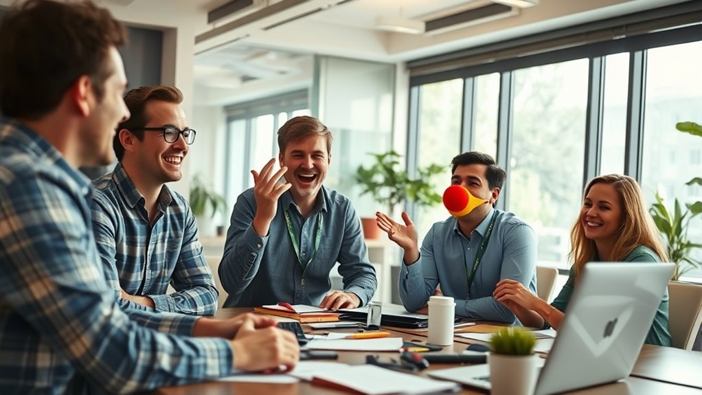 humor builds trust communication