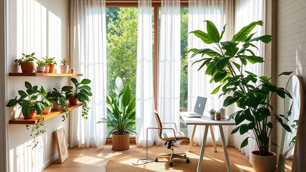 indoor greenery boosts well being
