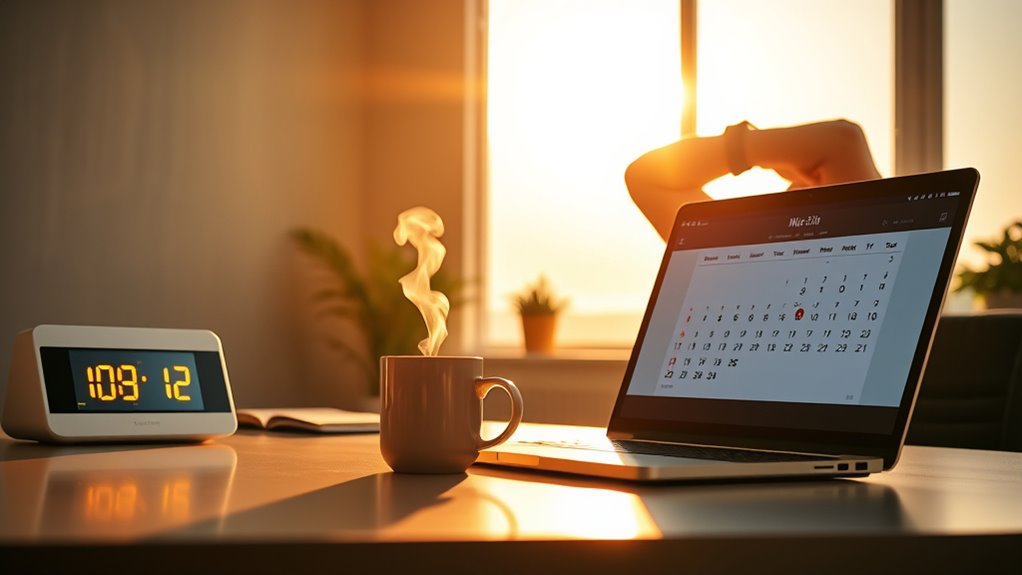 internal clock affects morning alertness