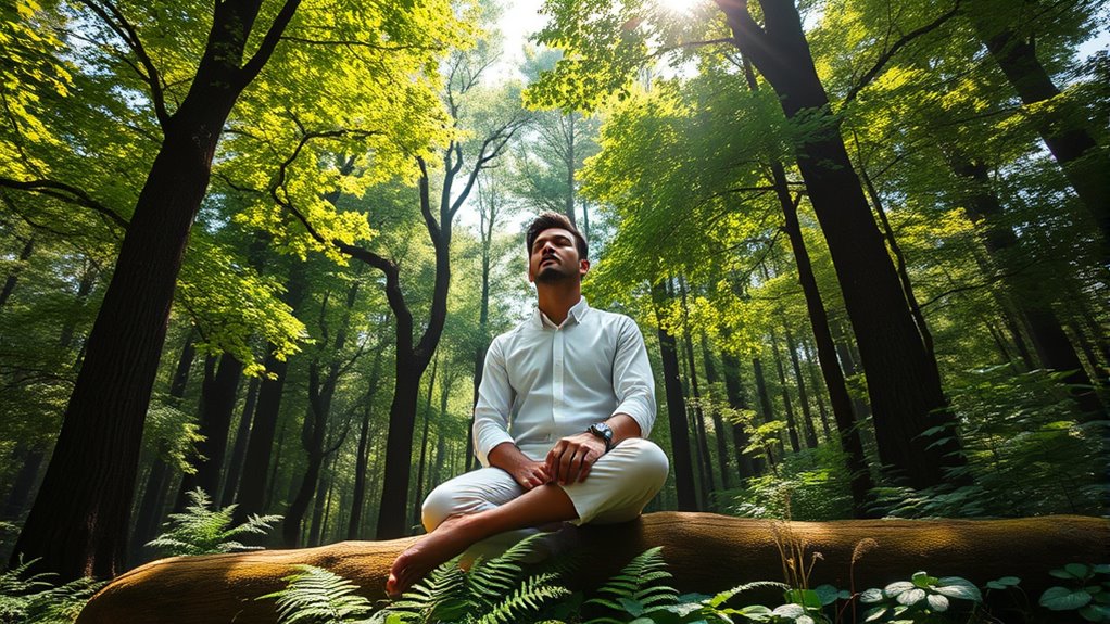 mindful forest sensory engagement
