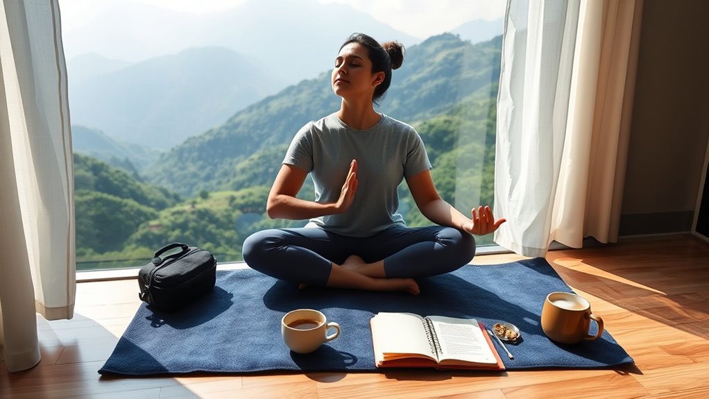 mindful travel stress relief
