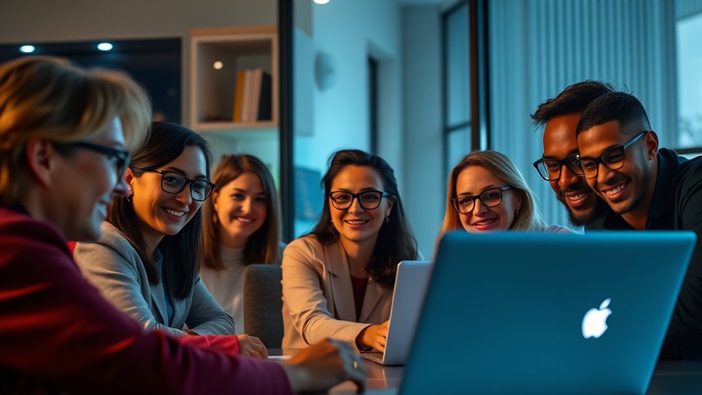 observe group engagement cues