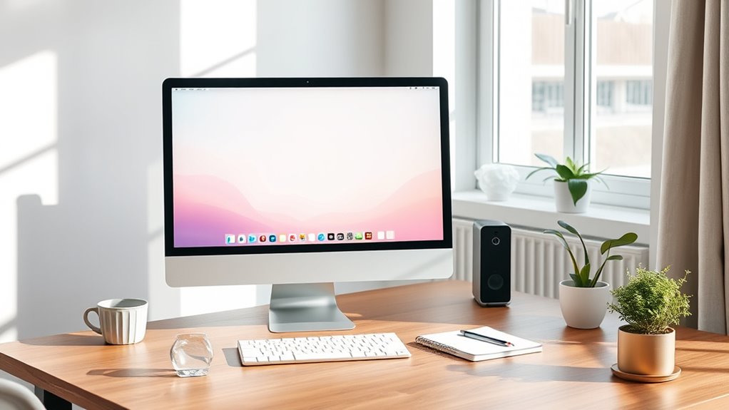 organize desktop for efficiency