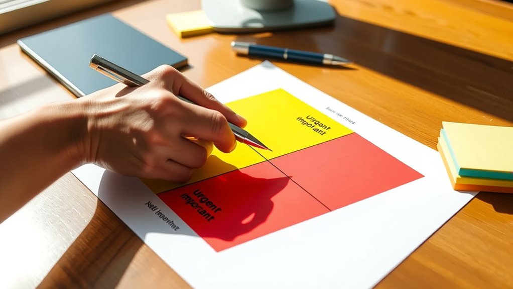 prioritize tasks using matrix