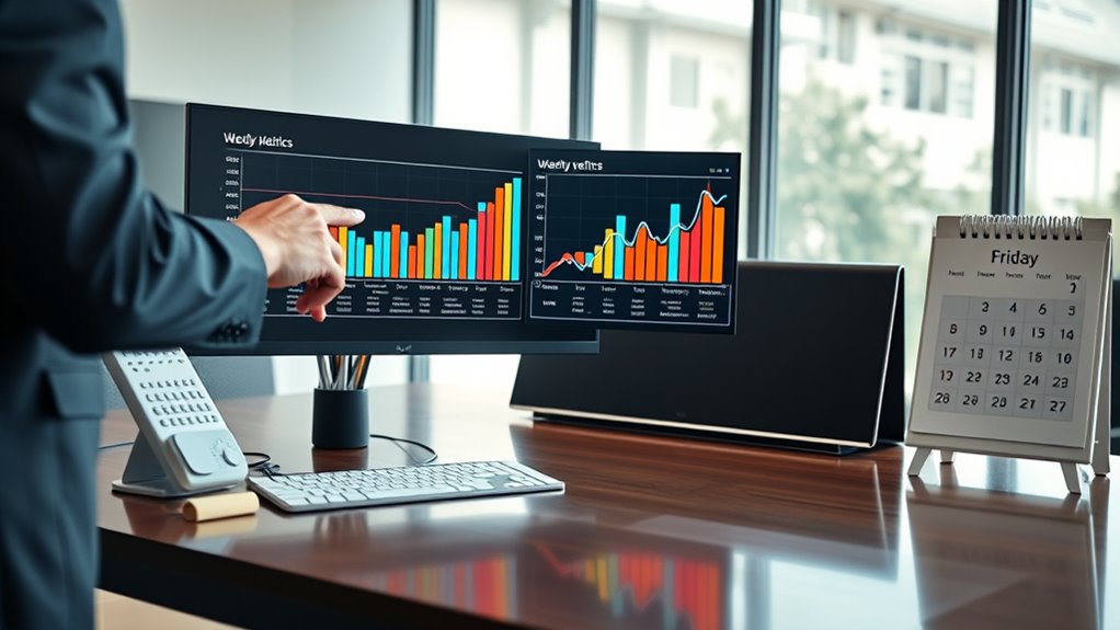 schedule consistent data reviews