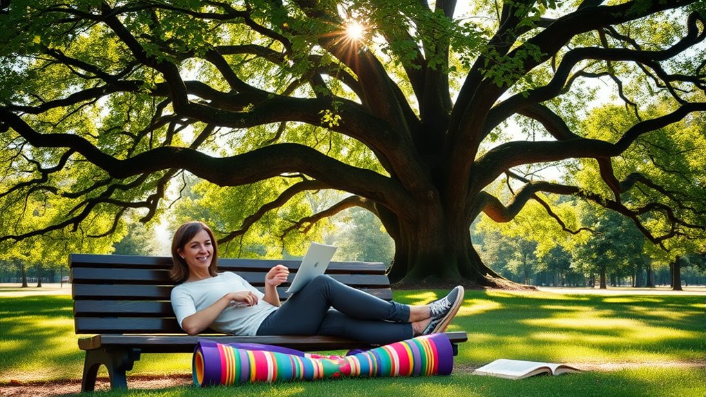 schedule leisure into routines