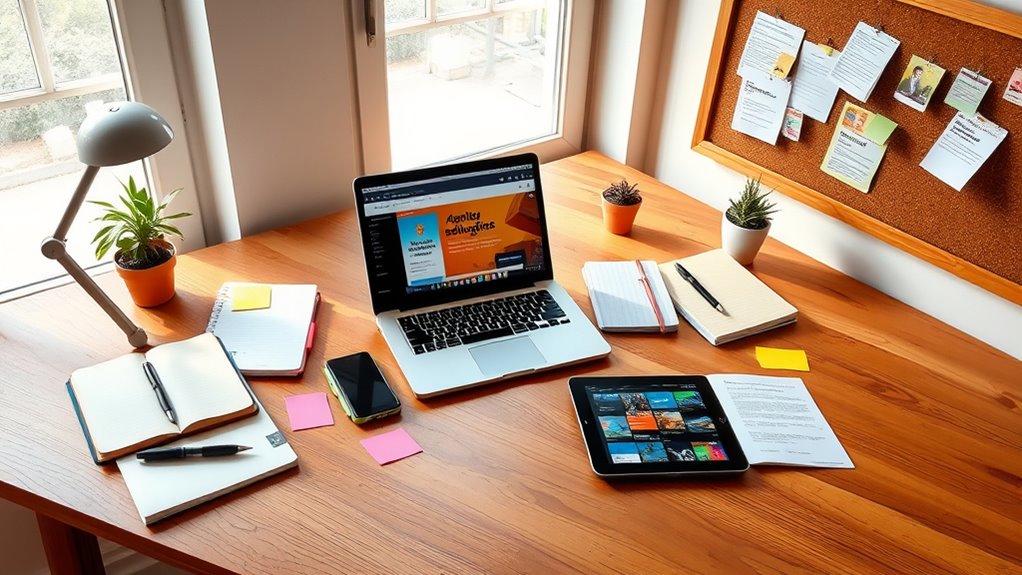 select and organize learning tools