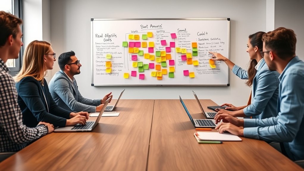 set clear goals and communicate