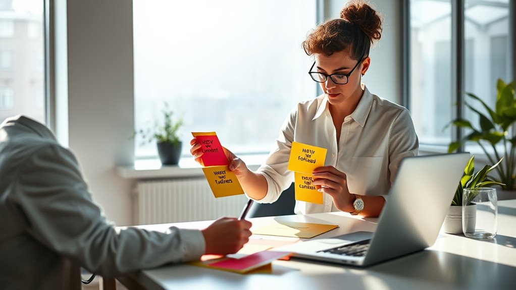 set intentions for focused work