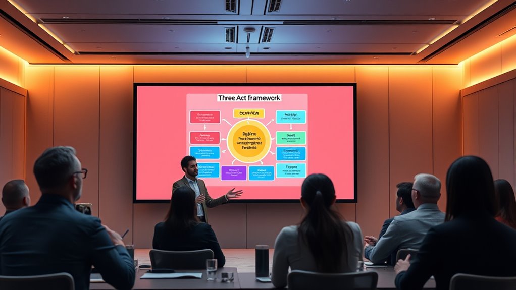 structured storytelling with emotional resonance