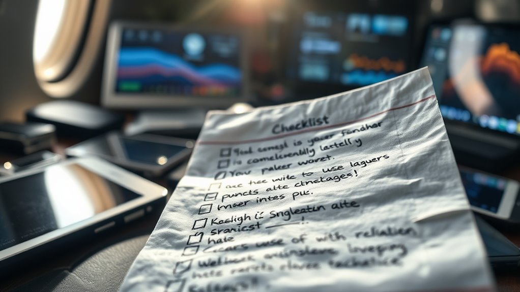 use checklists to reduce errors
