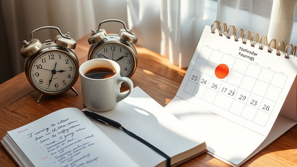 use rituals to mark transitions