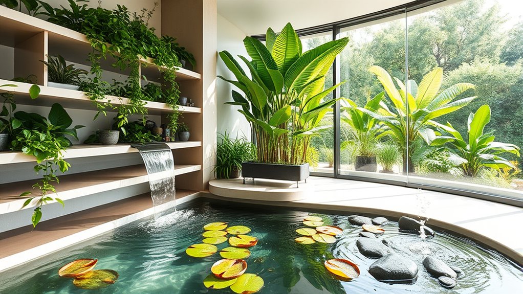 water features promote relaxation
