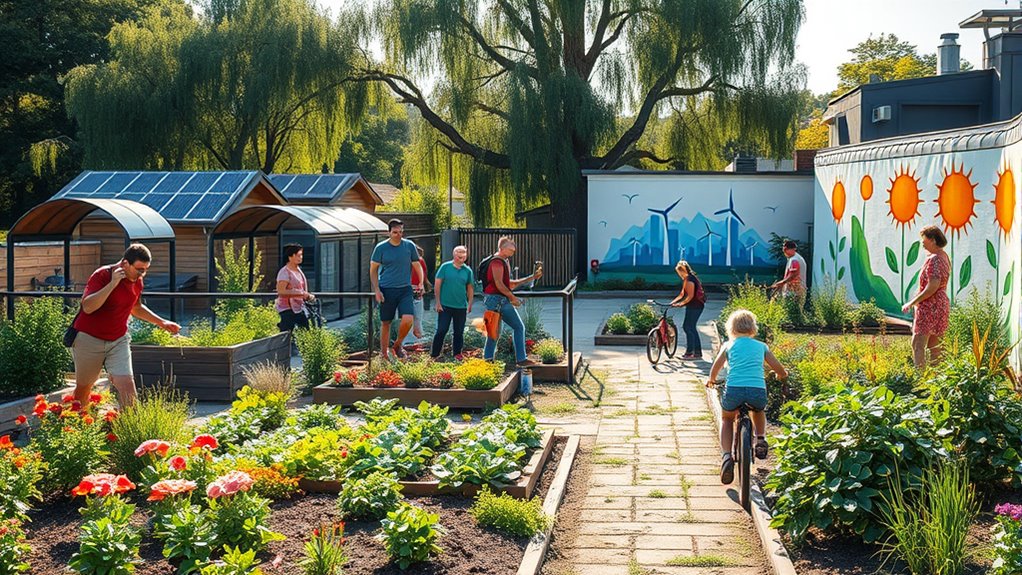 community action promotes sustainability