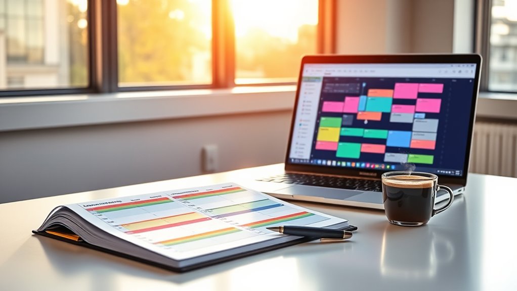 focused organized efficient work