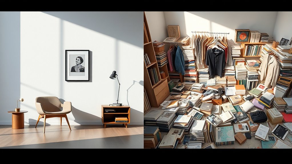 immediate decluttering lasting minimalism