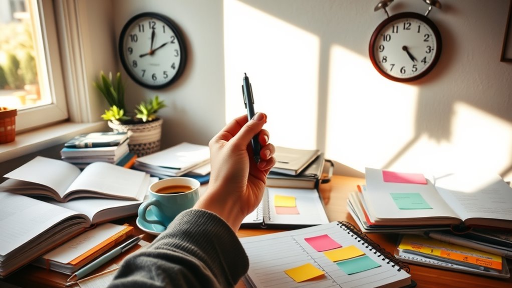 implement clear goals and routines