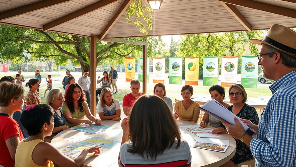 maintain transparent community involvement