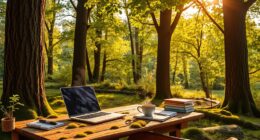outdoor nature enhances productivity