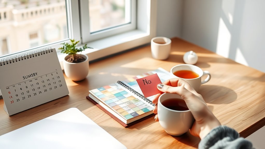 prioritize declutter say no