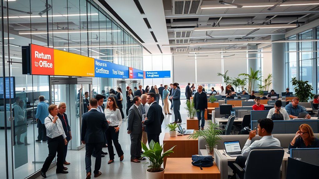 public sector returns to office