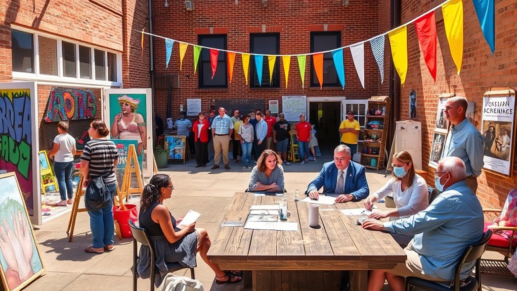 regional arts funding fluctuations