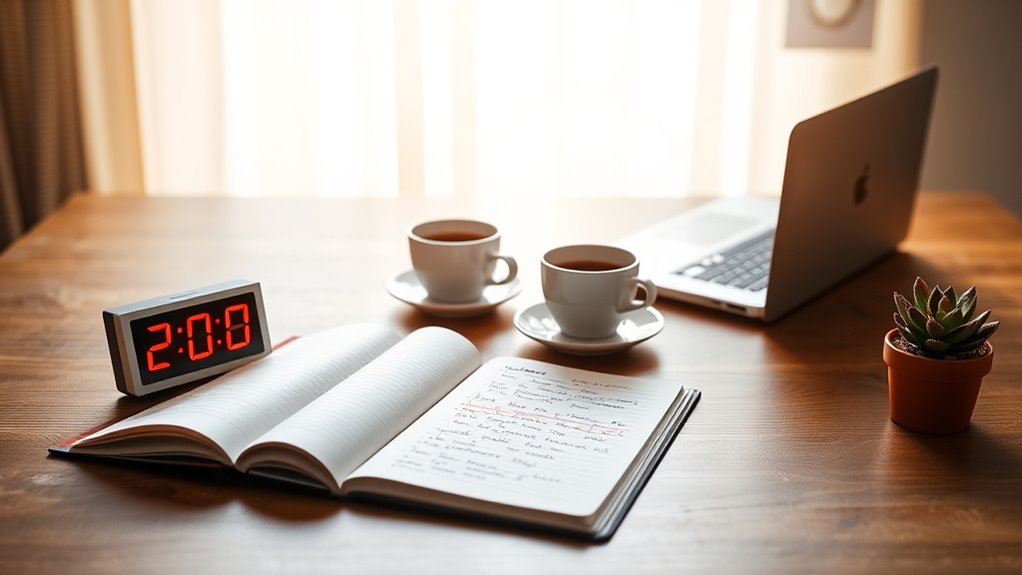 schedule focused work intervals