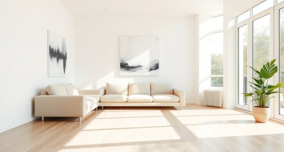 simple spacious calming home