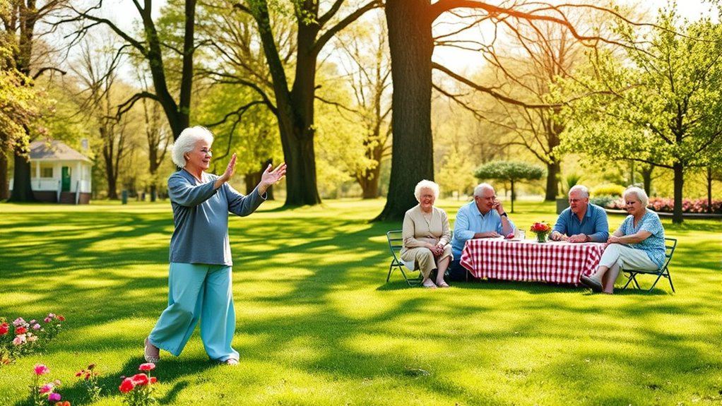 stress reduction and social connections