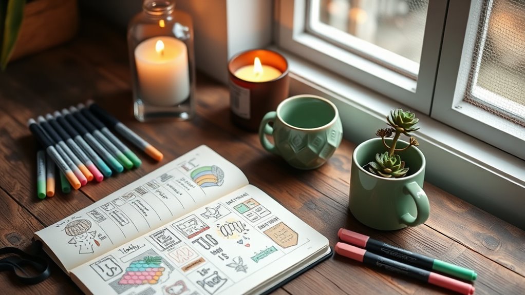 track reflect journal self care