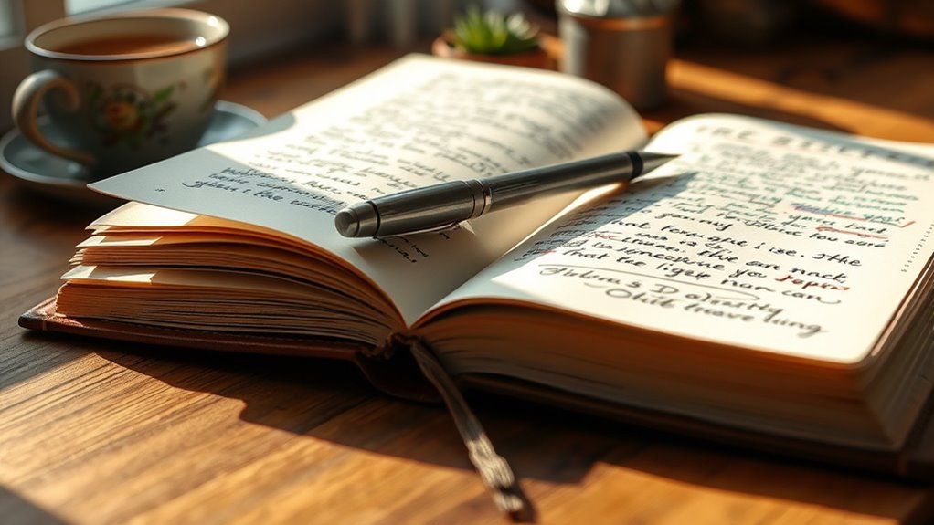 track thoughts and growth