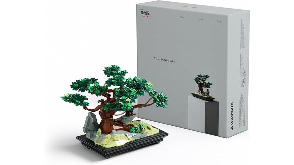 artificial bonsai tree set