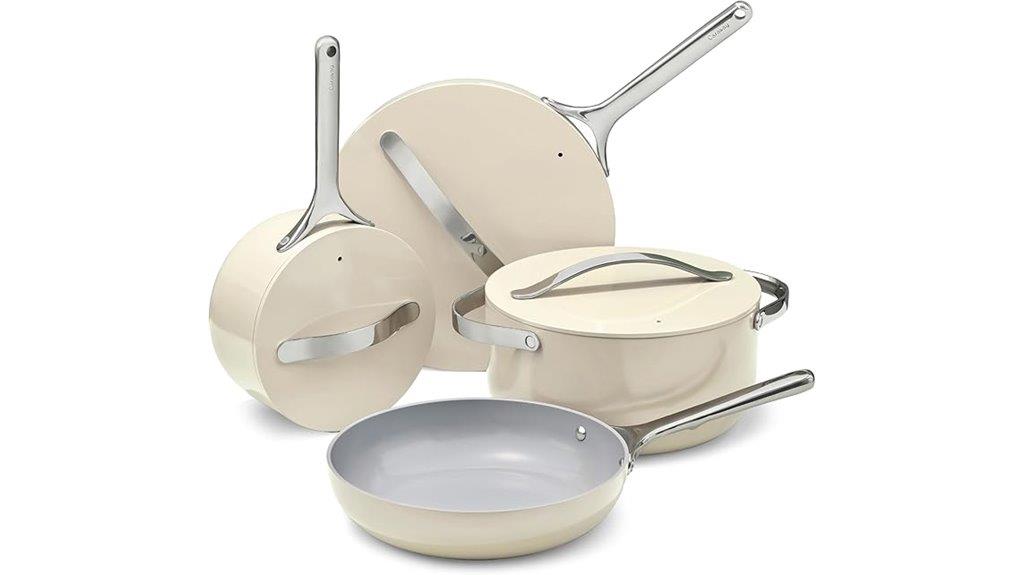 ceramic cookware set twelve
