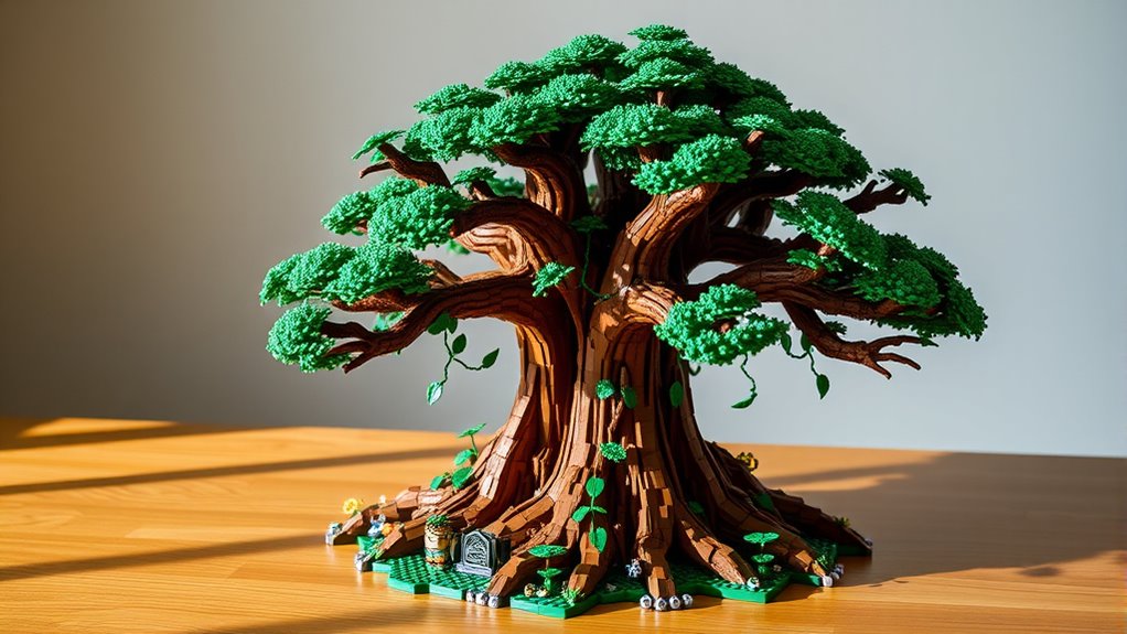 choosing suitable lego deku tree