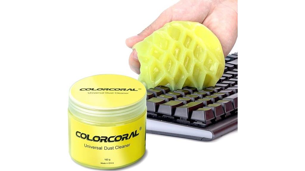 coral cleaning gel dust