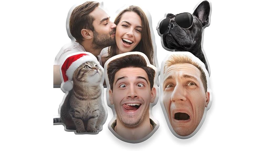 funny pet face pillow