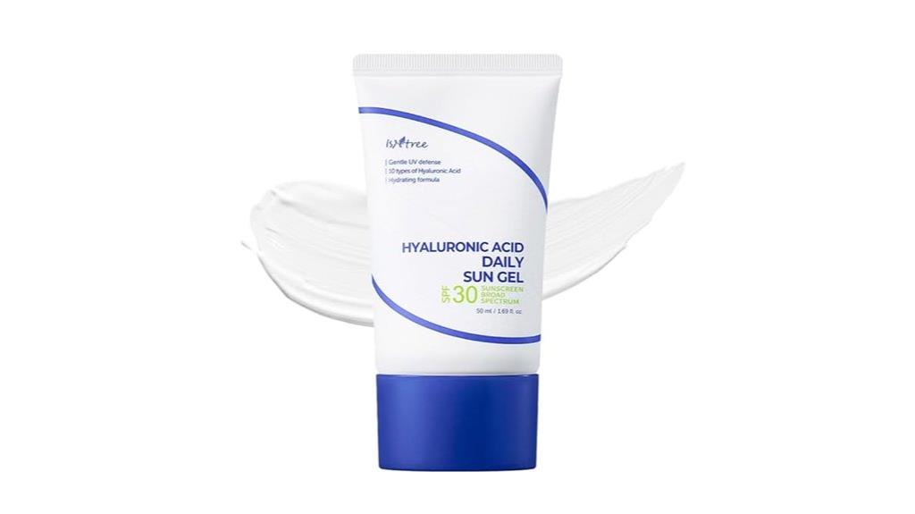 hyaluronic acid sunscreen gel