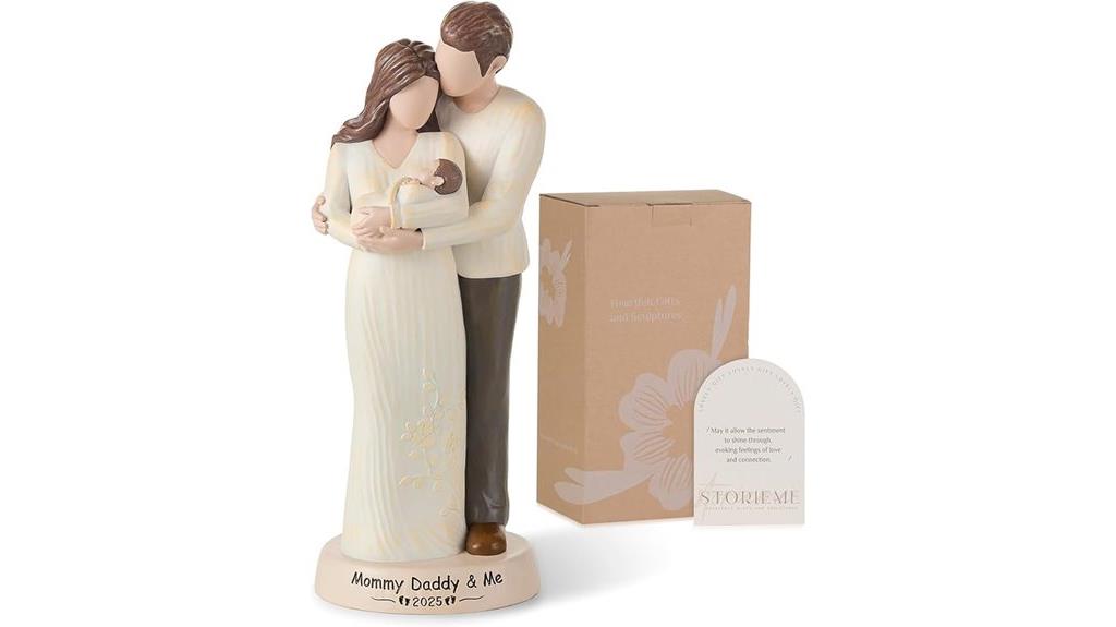 pregnancy mom dad figurine