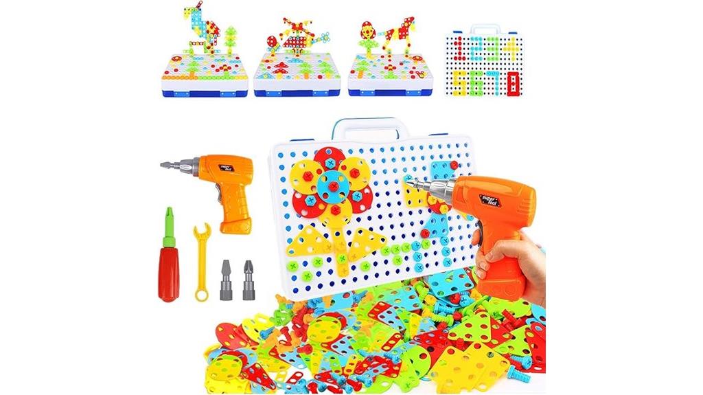 stem construction toy set
