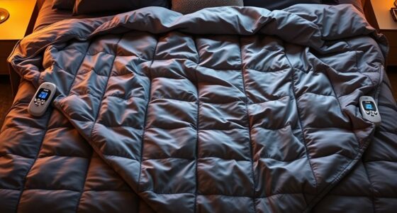 top dual control king blankets