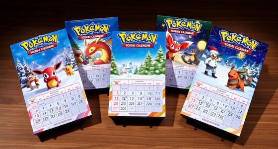 top pok mon tcg calendars