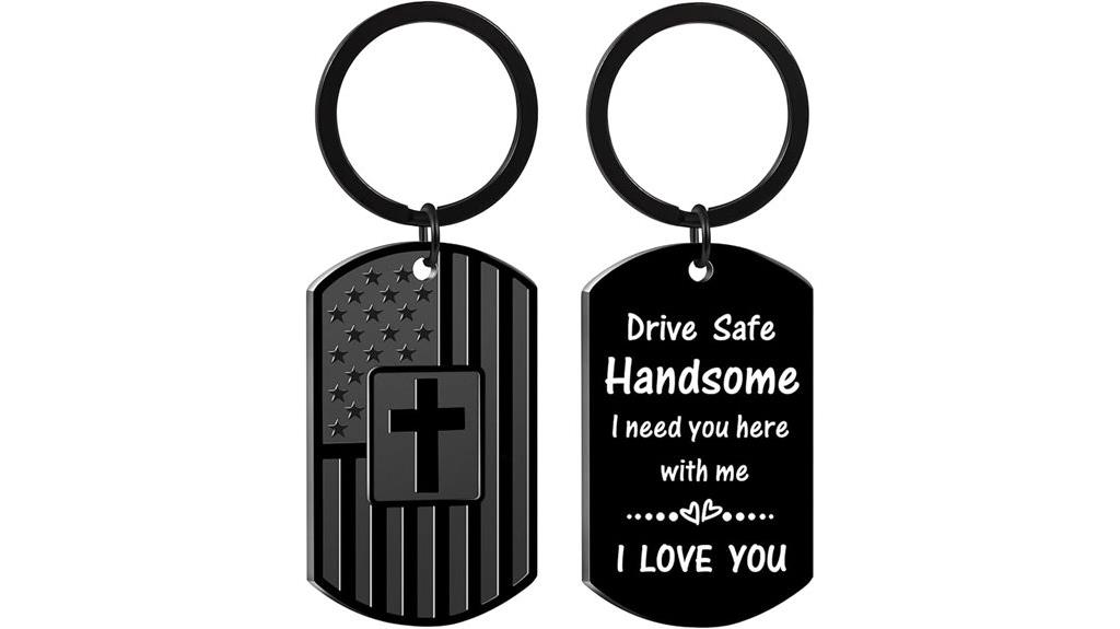 valentine s drive safe keychain