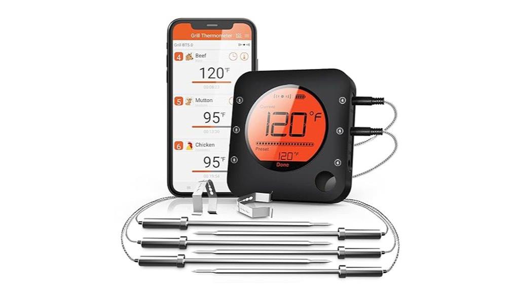 wireless meat thermometer probes