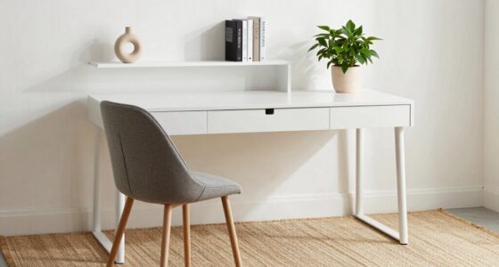 calm minimalist office design